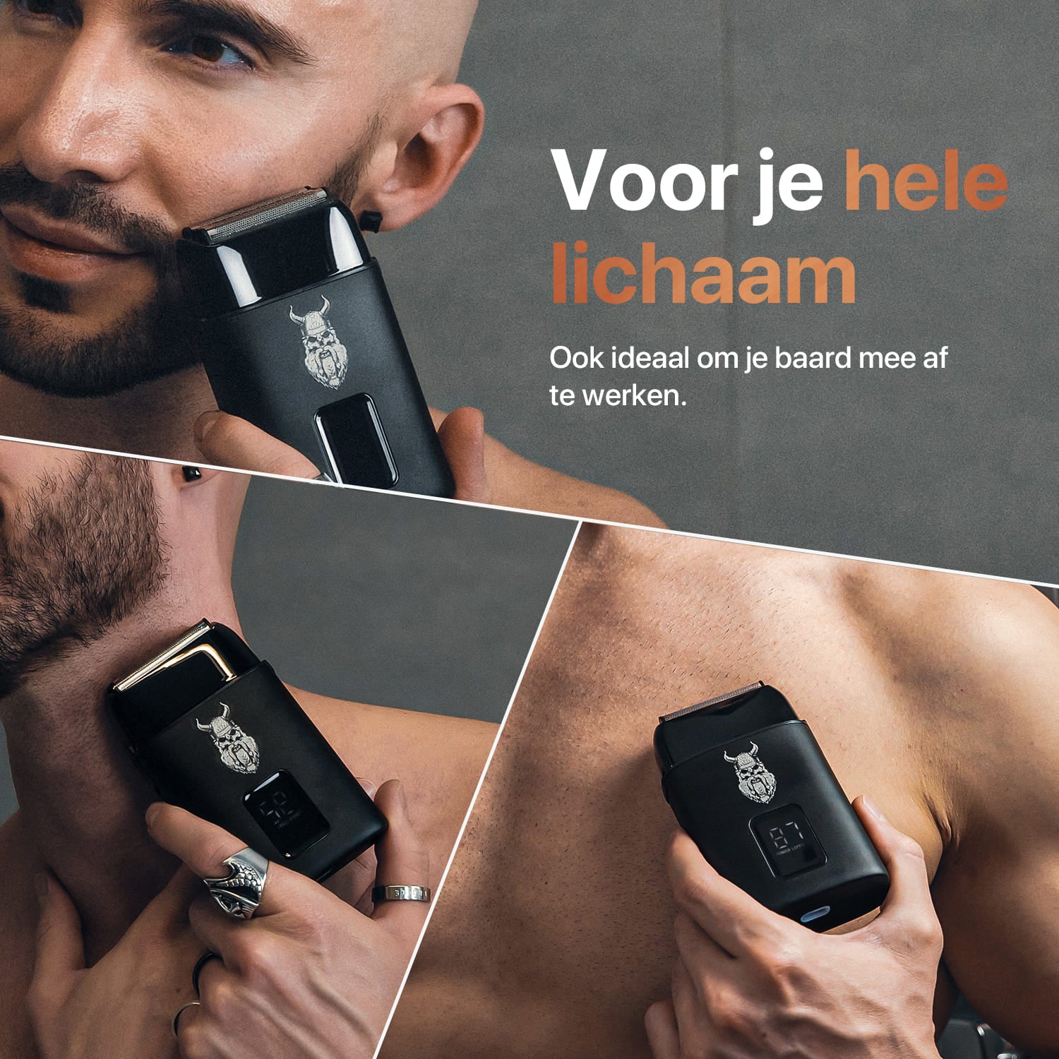 Foil Shaver voor je lichaam, baard en gezicht