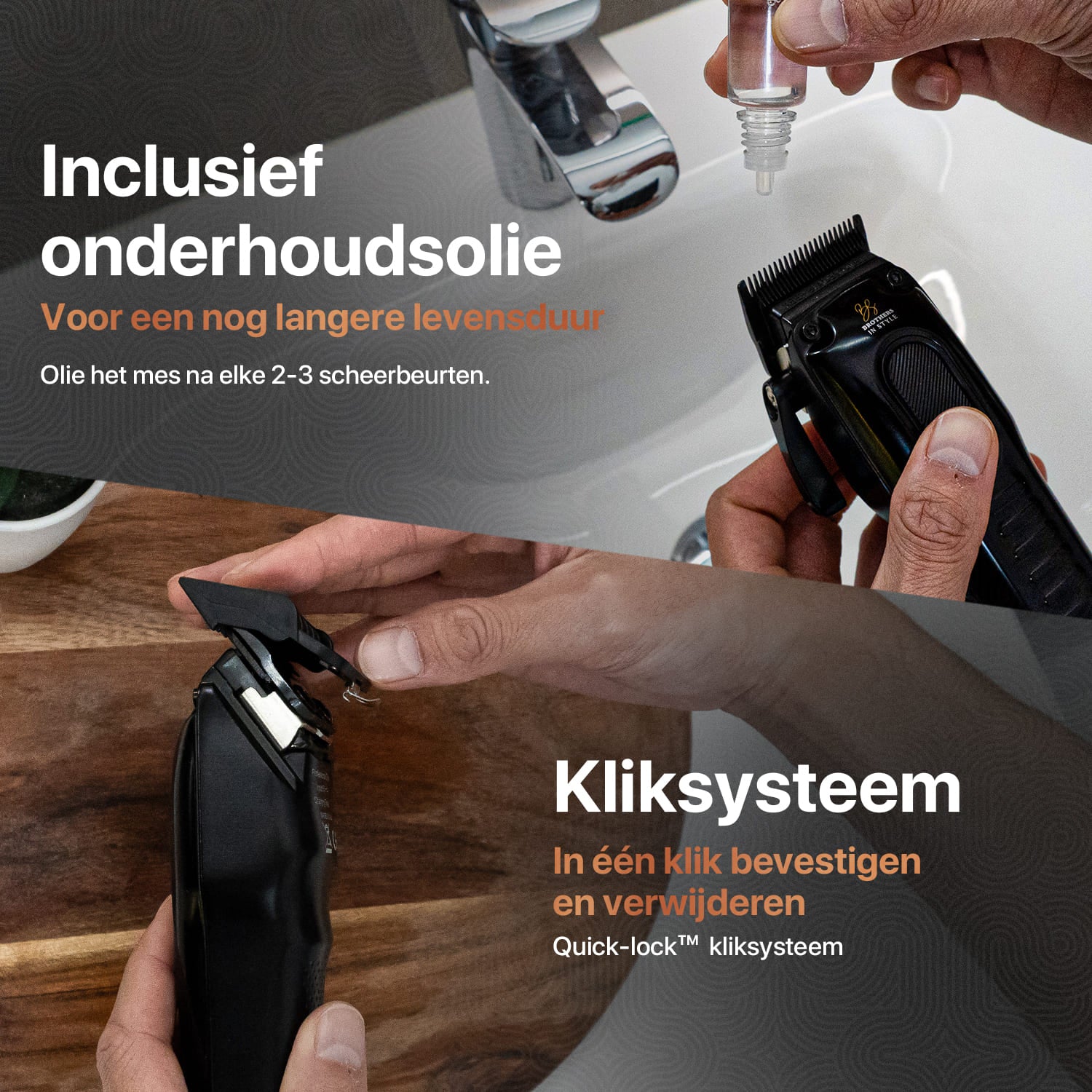 Onderhoud instructies draadloze tondeuse