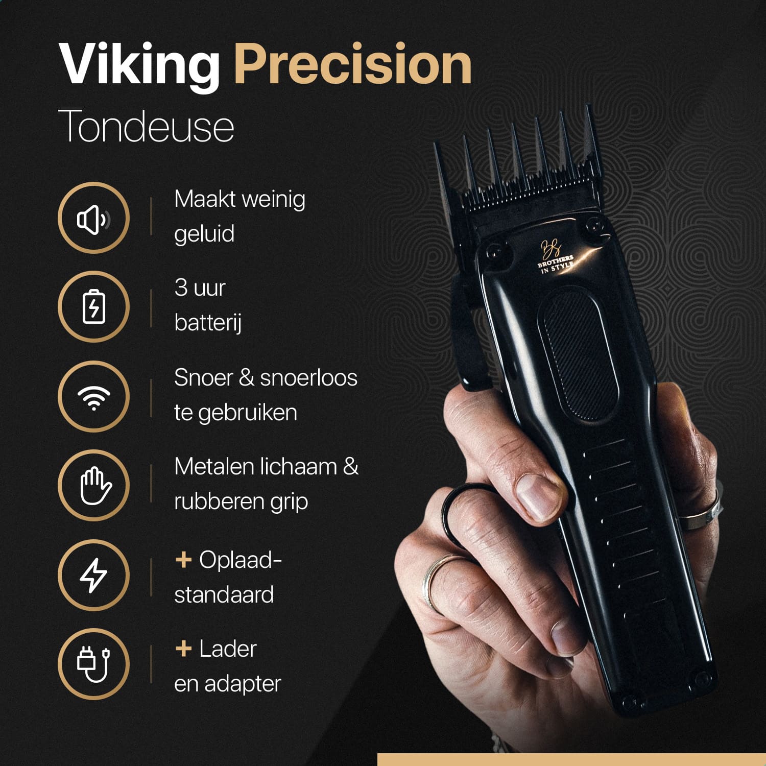 Draadloze tondeuse specificaties