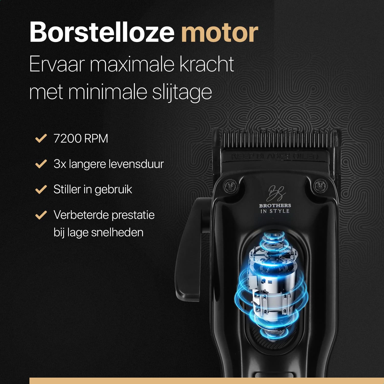 De motor van de tondeuse: maximale kracht, minimale slijtage