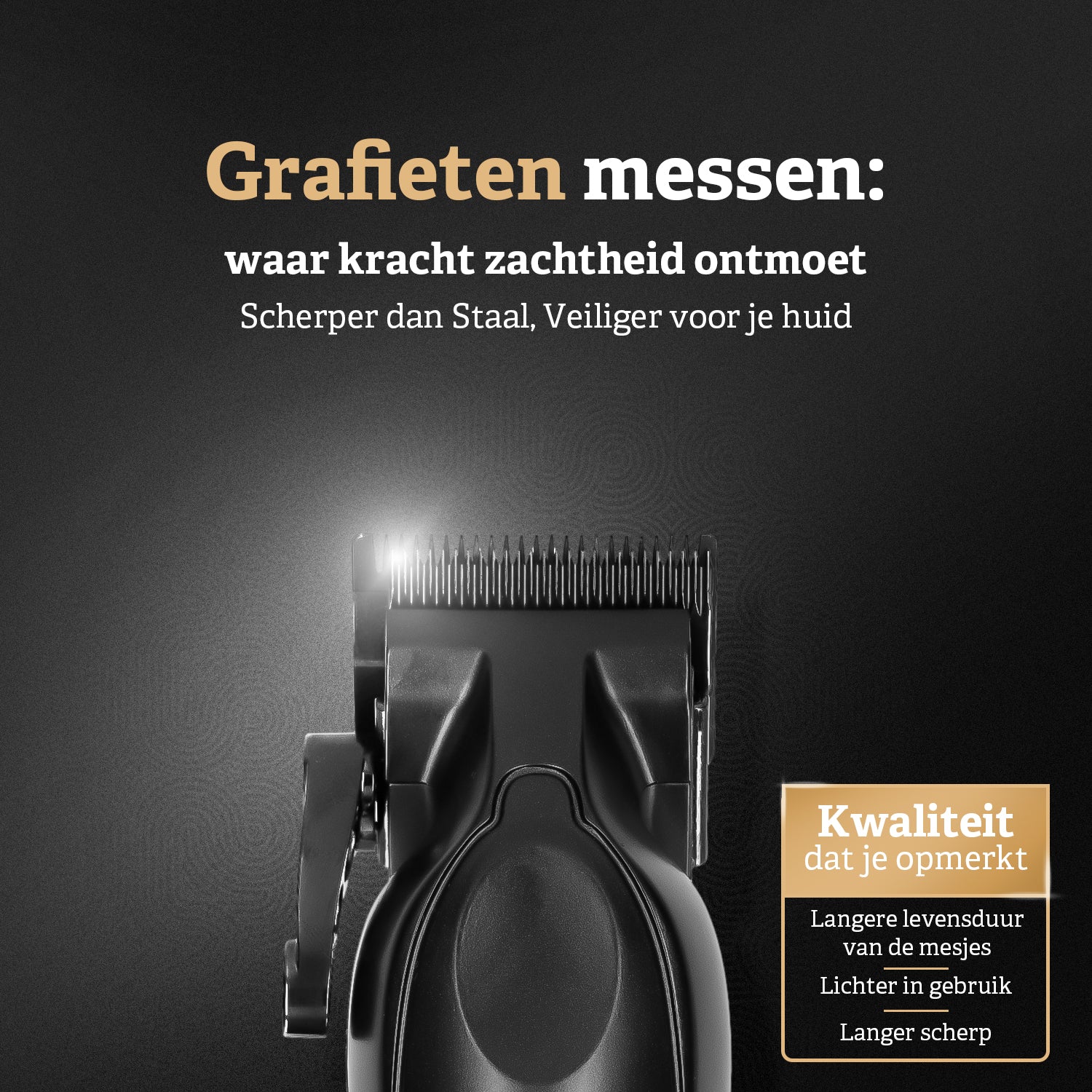 Precisie en Comfort: Grafieten Messen voor Dik Haar en Gevoelige Huid