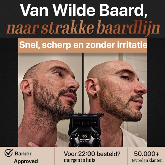 Beard Trimmer & Triple Blade Foil Shaver - The Beard Combo