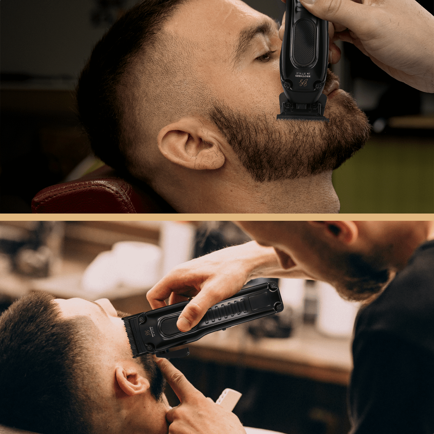 Barber tondeuse en baardtrimmer gebruik