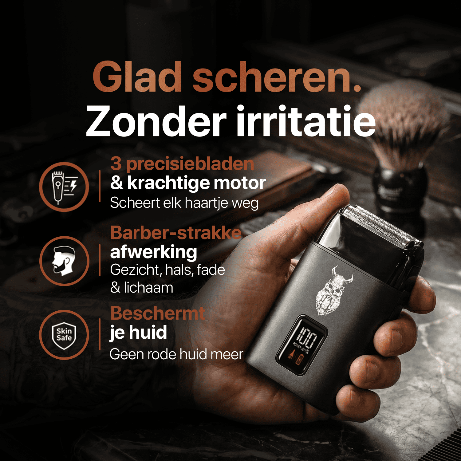 Foil Shaver voor glad scheren zonder irritatie