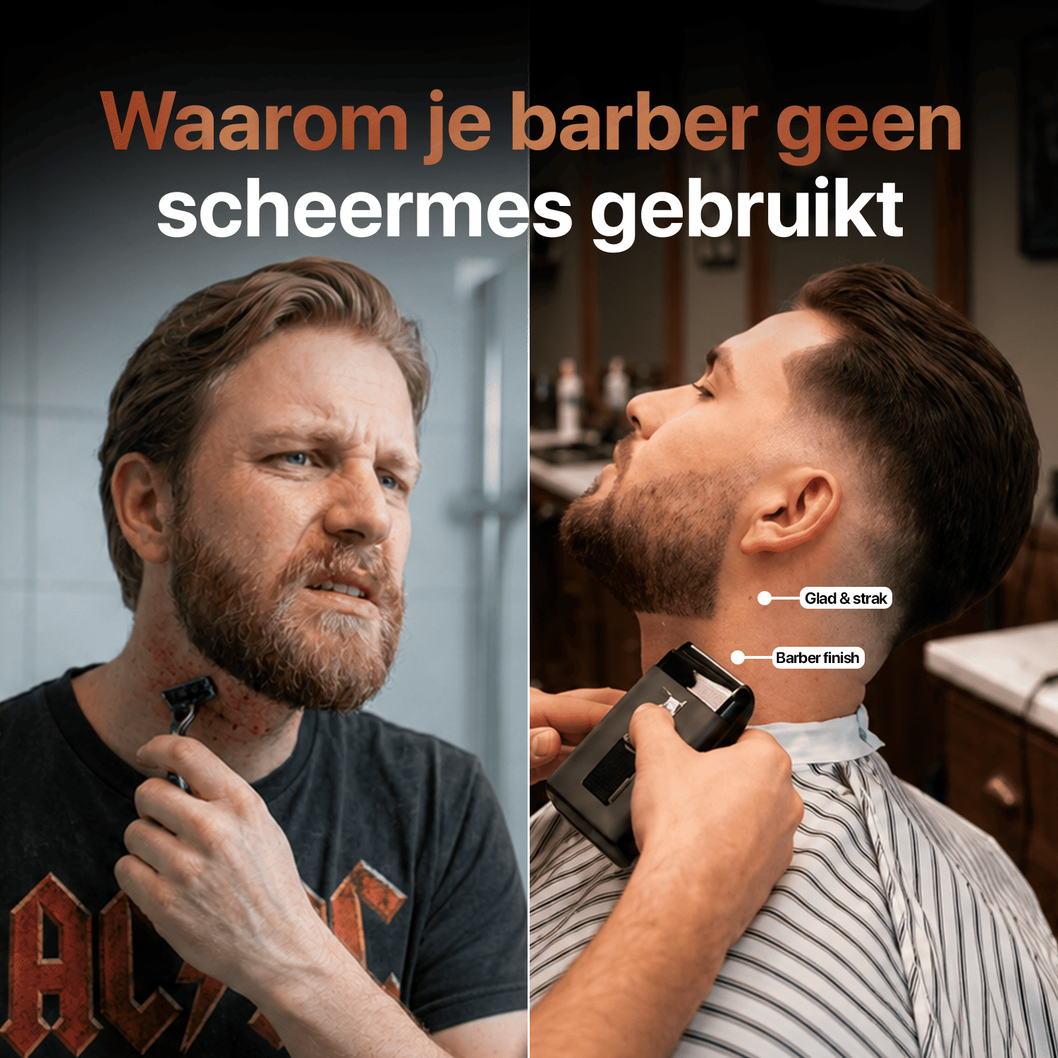Waarom barbers een foil shaver gebruiken