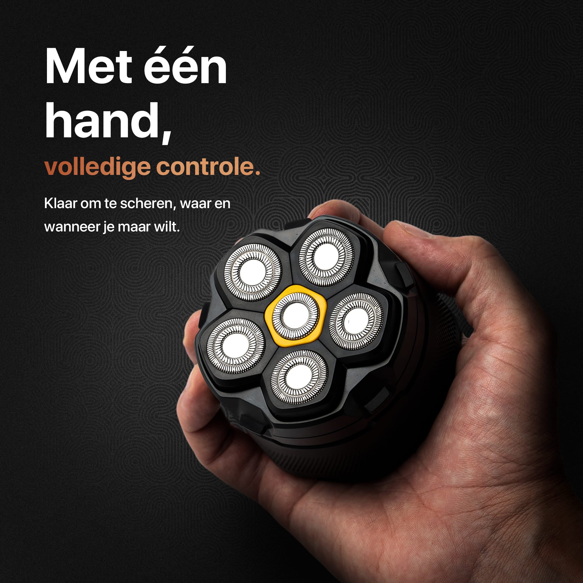 Skull Shaver in je hand