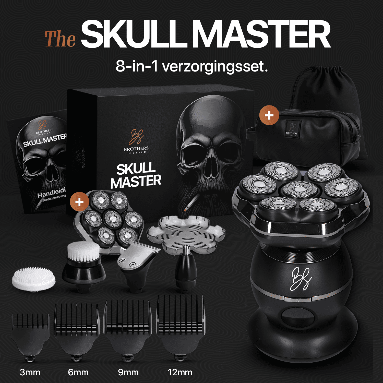 The Skull Master Bundel. 8-in-1 verzorgingsset