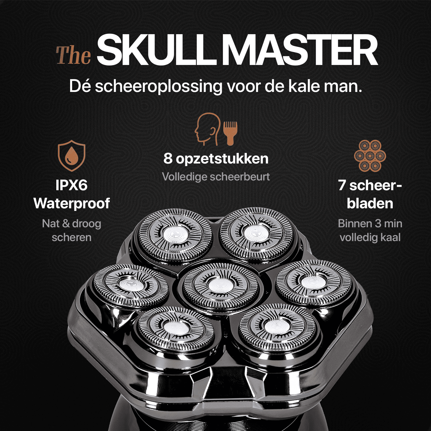 Skull Master voor kale mannen