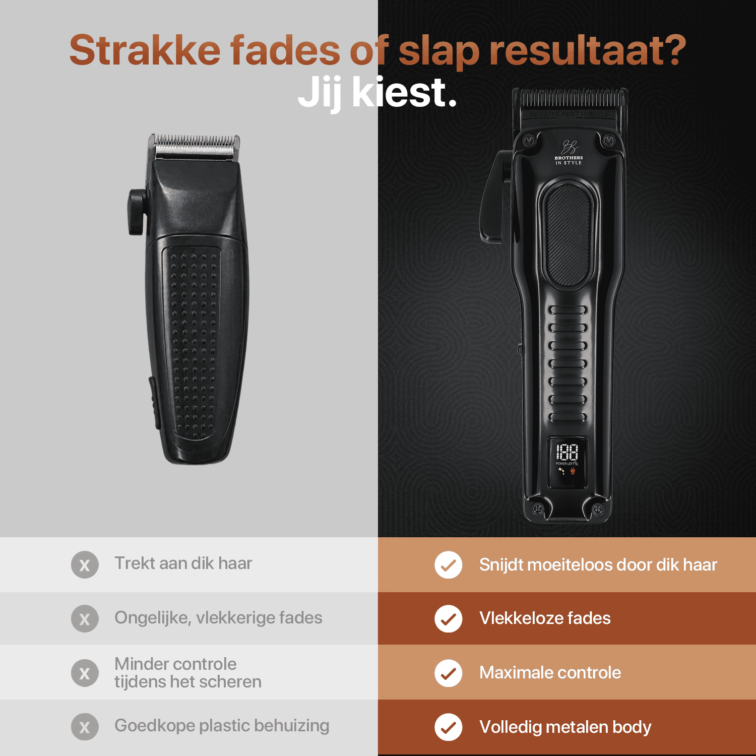 Viking Precision Haarschneider im Vergleich zu einem günstigen Haarschneider für präzise Fades