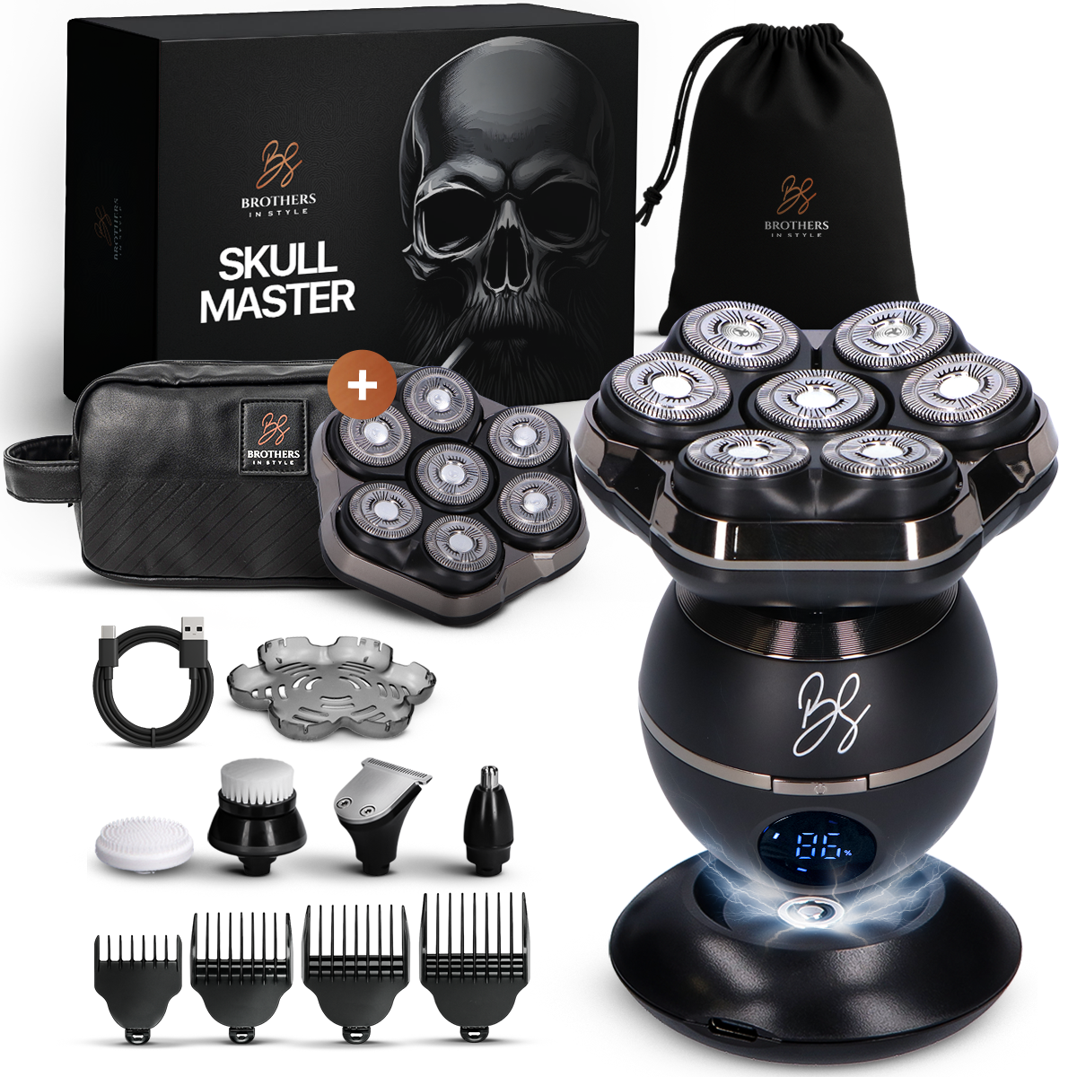 Skull Master, Scheerkop en toilettas