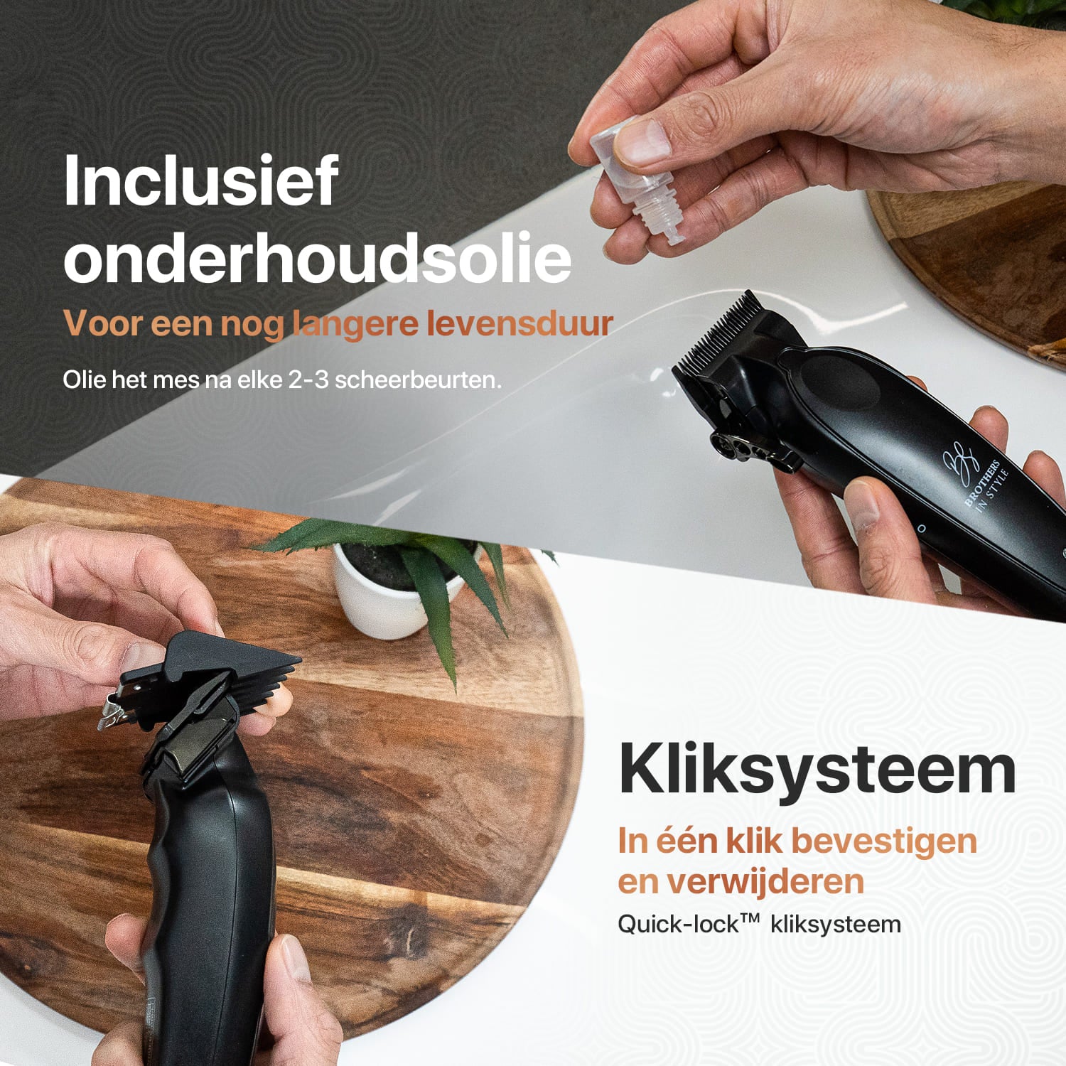 Onderhoud professionele tondeuse