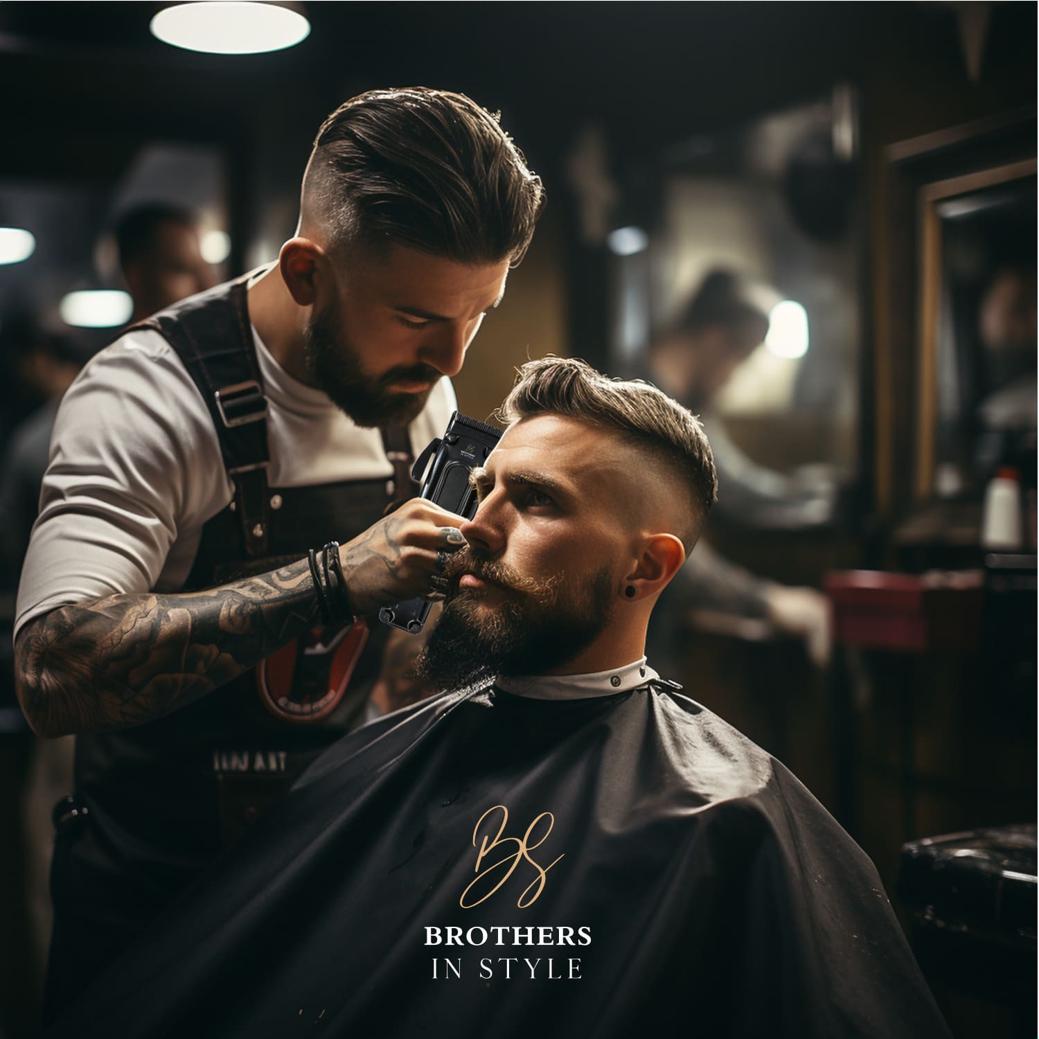 De tondeuse in een barbershop