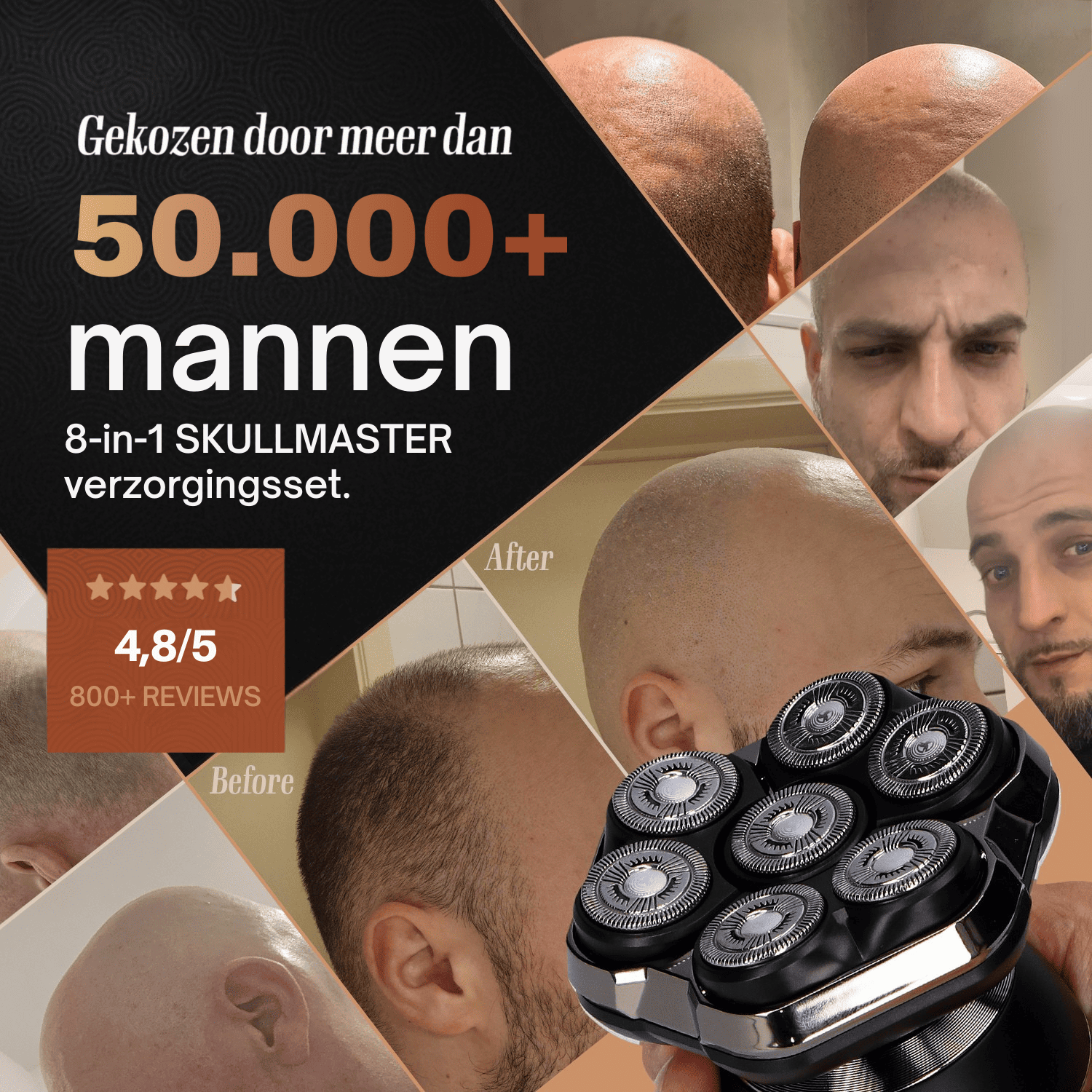Gekozen door meer dan 50.000+ mannen
4,8/5 800+ reviews Trustpilot 
