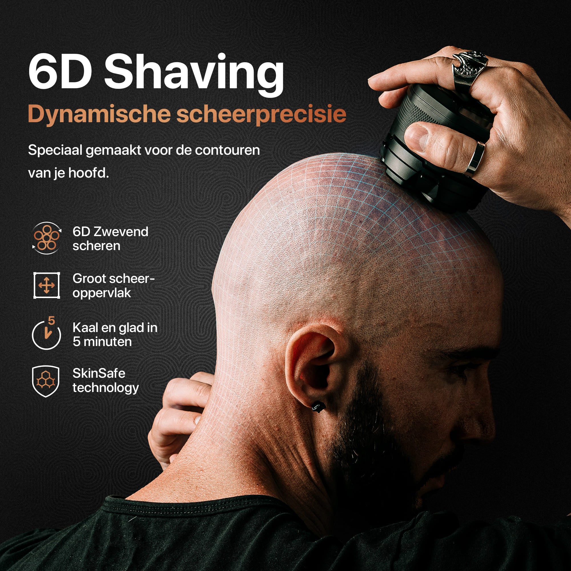 Head Shaver kaal in 5 minuten