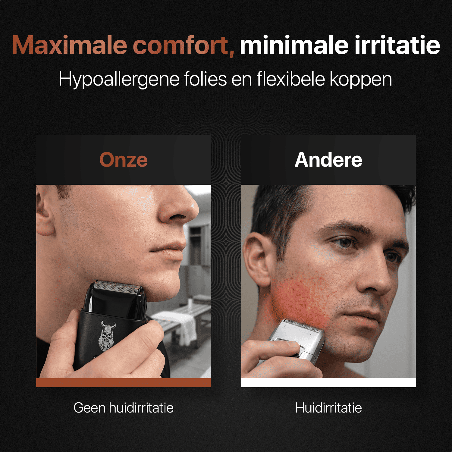 Foil shaver zonder huidirritatie