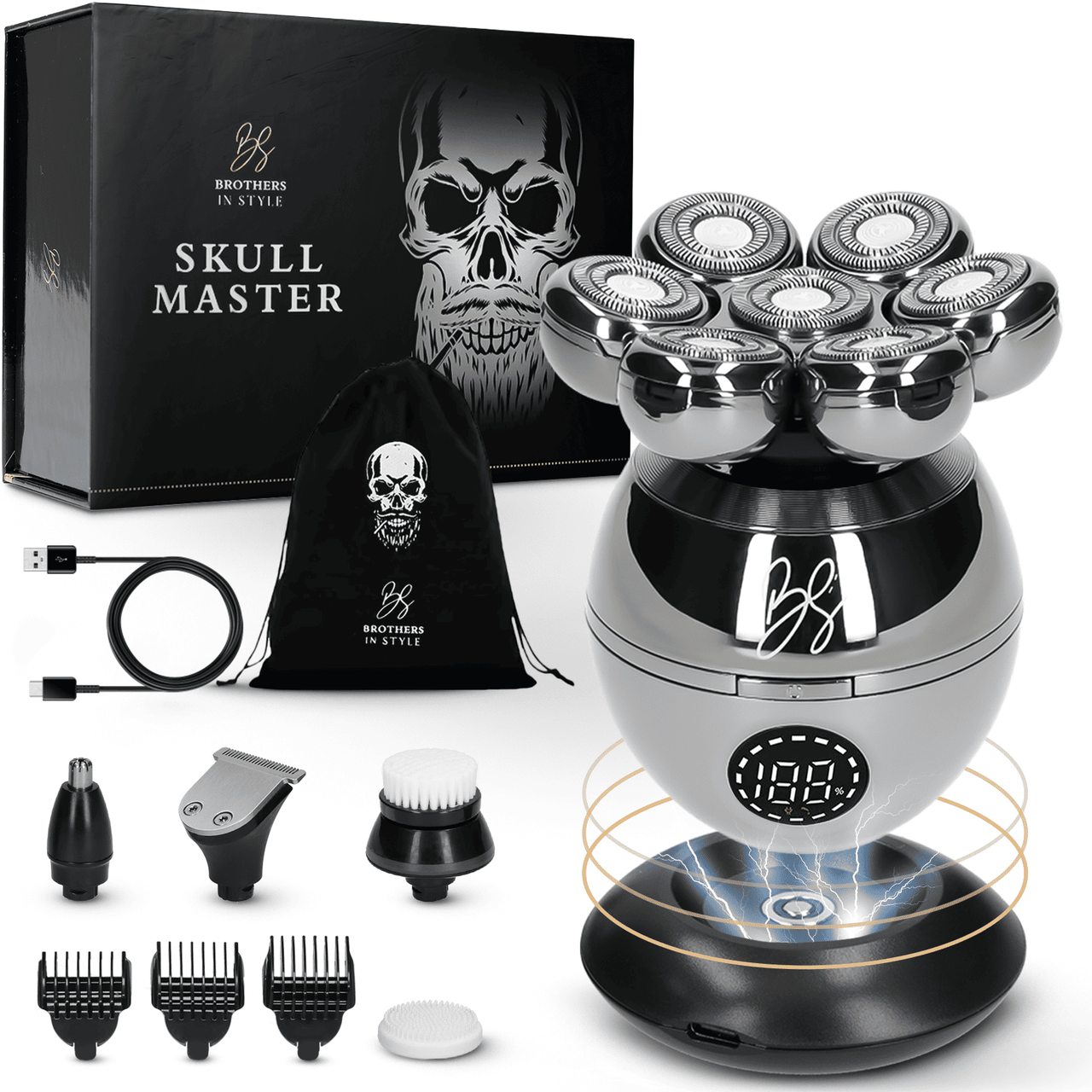 Skull Master Zilver compleet