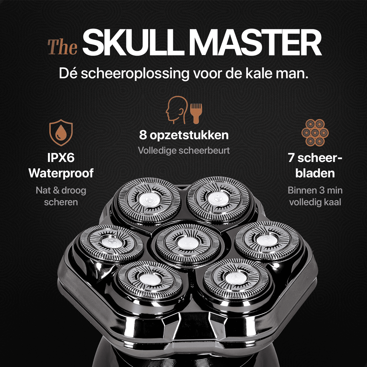 Skull Master voor kale mannen 