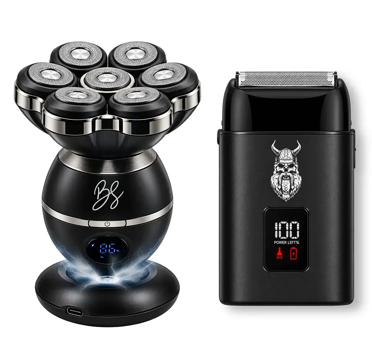 Zwarte Skull Master en Foil Shaver Bundel
