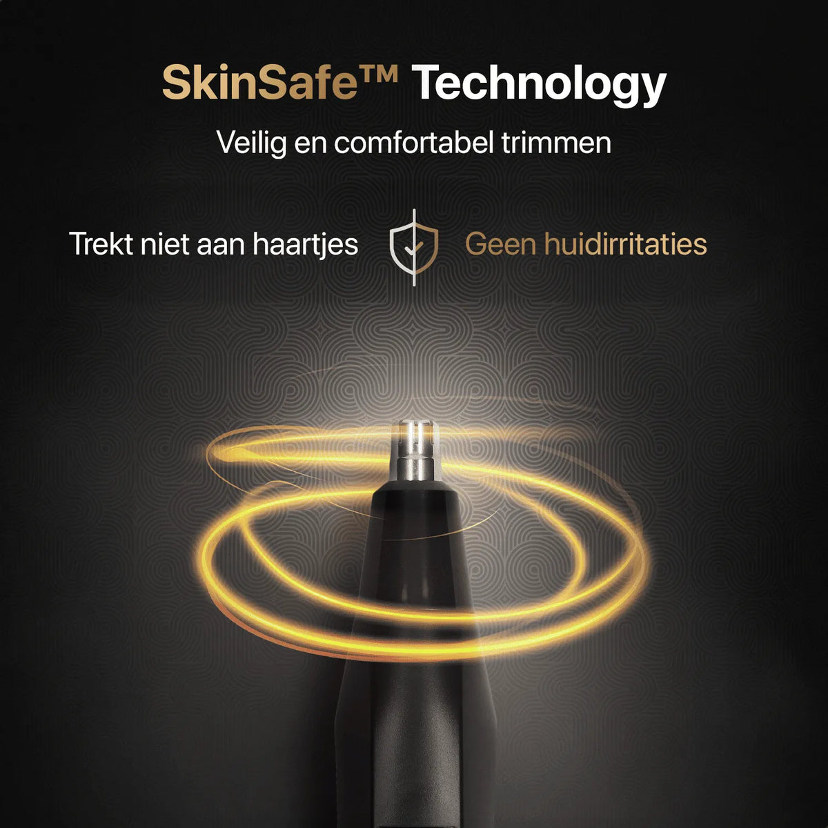Nasenhaartrimmer mit SkinSafe Technologie für sicheres und komfortables Trimmen