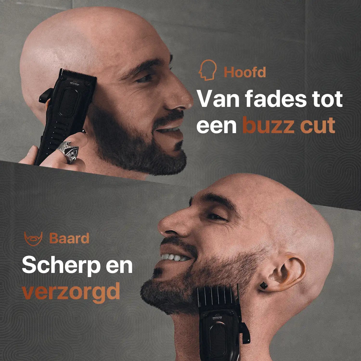 Viking Precision clipper for head hair and a well-groomed beard