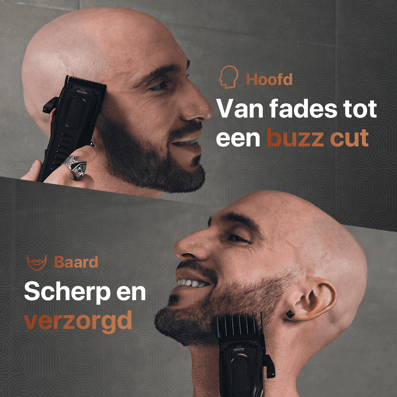 Viking Precision Haarschneider für Kopfhaar und gepflegten Bart