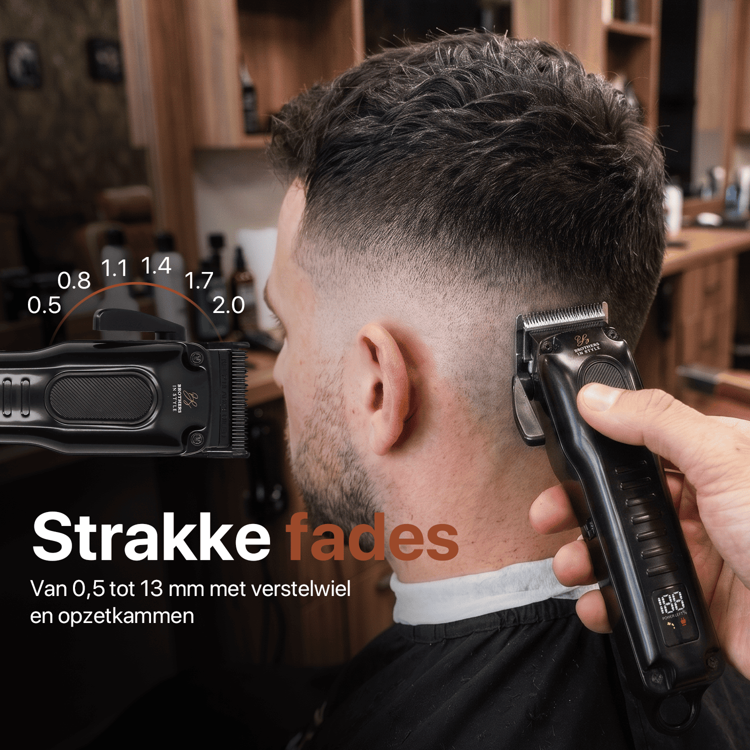 Viking Precision Haarschneider ermöglicht Fades mit verstellbaren Schnittlängen