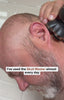 Customer review of the Skull Master head shaver highlighting its long-lasting performance and consistently smooth shaving results even after one year of use.