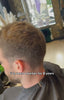 Customer review of the beard trimmer highlighting effortless cutting without pulling or snagging, delivering smooth trimming and sharp, precise beard contours.